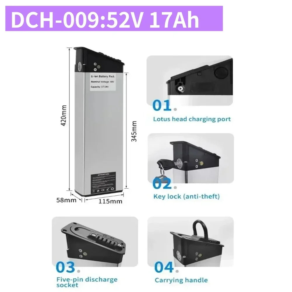 Folding E-Bike Lithium Battery Pack