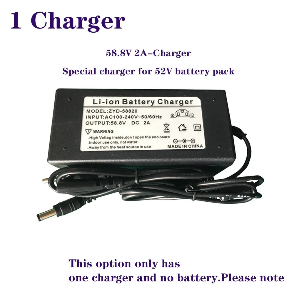 aimjin 52V 17.5Ah (17,500mAh) 14S5P