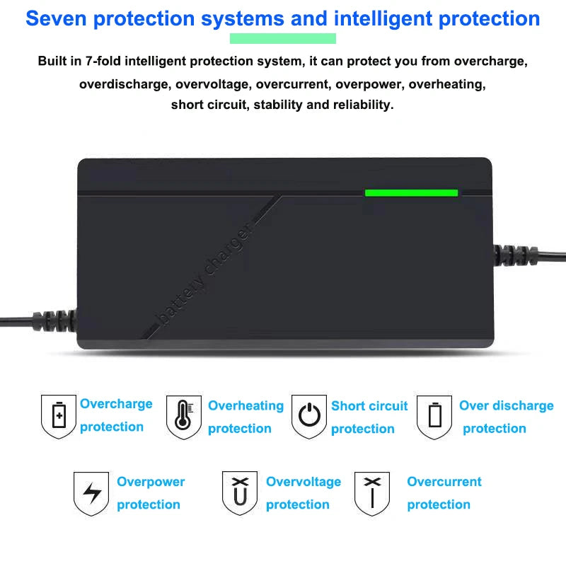 48V / 52V Intelligent Lithium-Ion Fast Charger Matrix