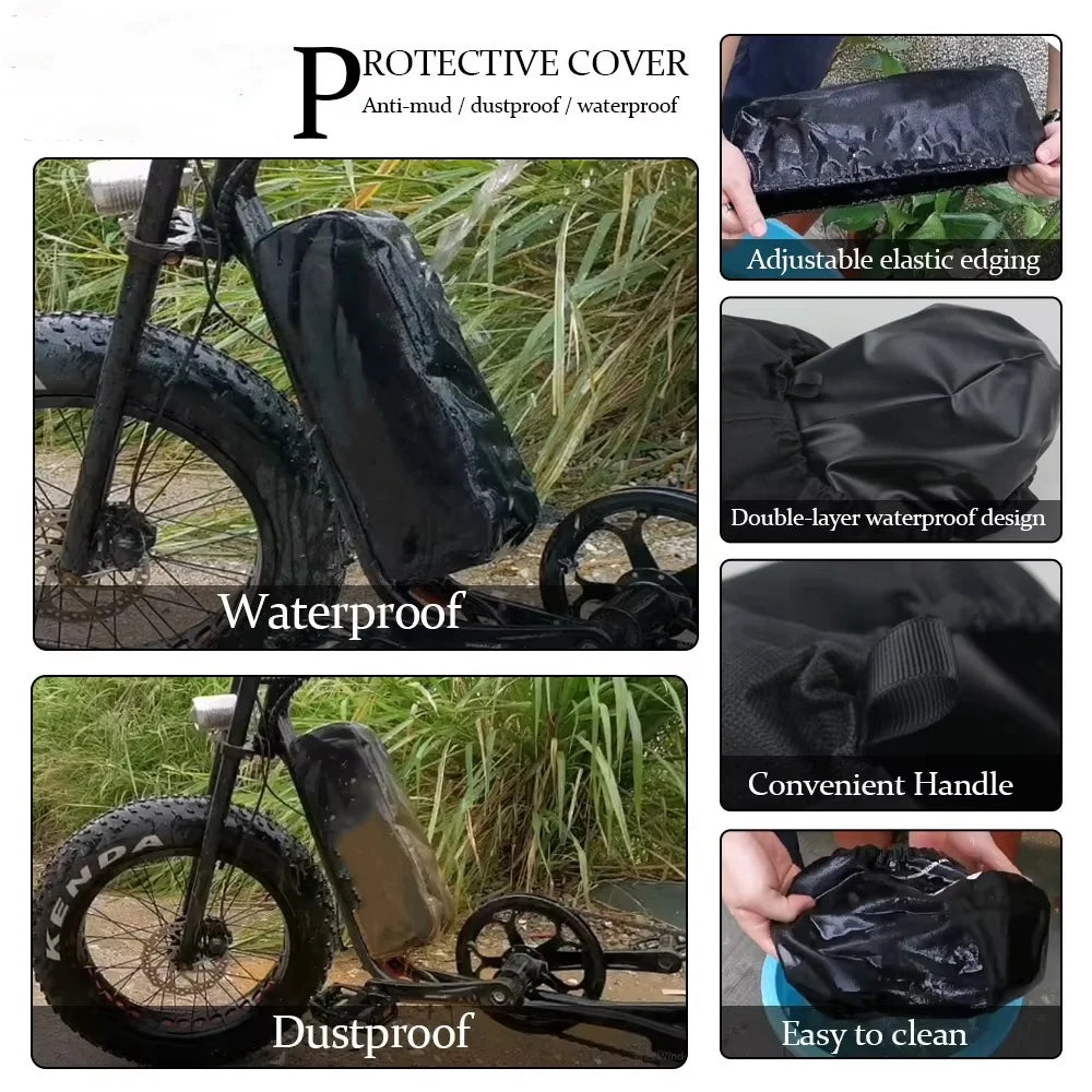 Hailong & Jumbo E-Bike Battery Waterproof Cover | 370x90x120mm