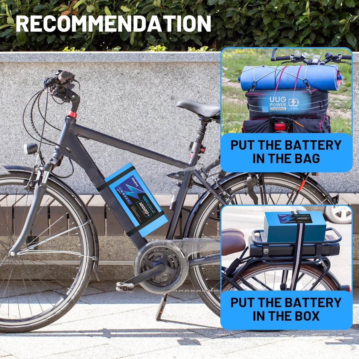 Cheterdoli 36V 48V Universal E-Bike Battery | UL Certified
