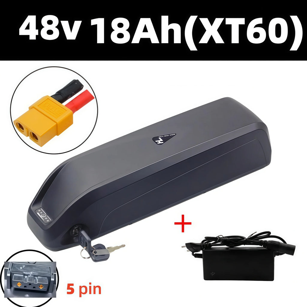 Multi-Voltage Lithium-Ion Battery Pack – 36V / 48V / 52V