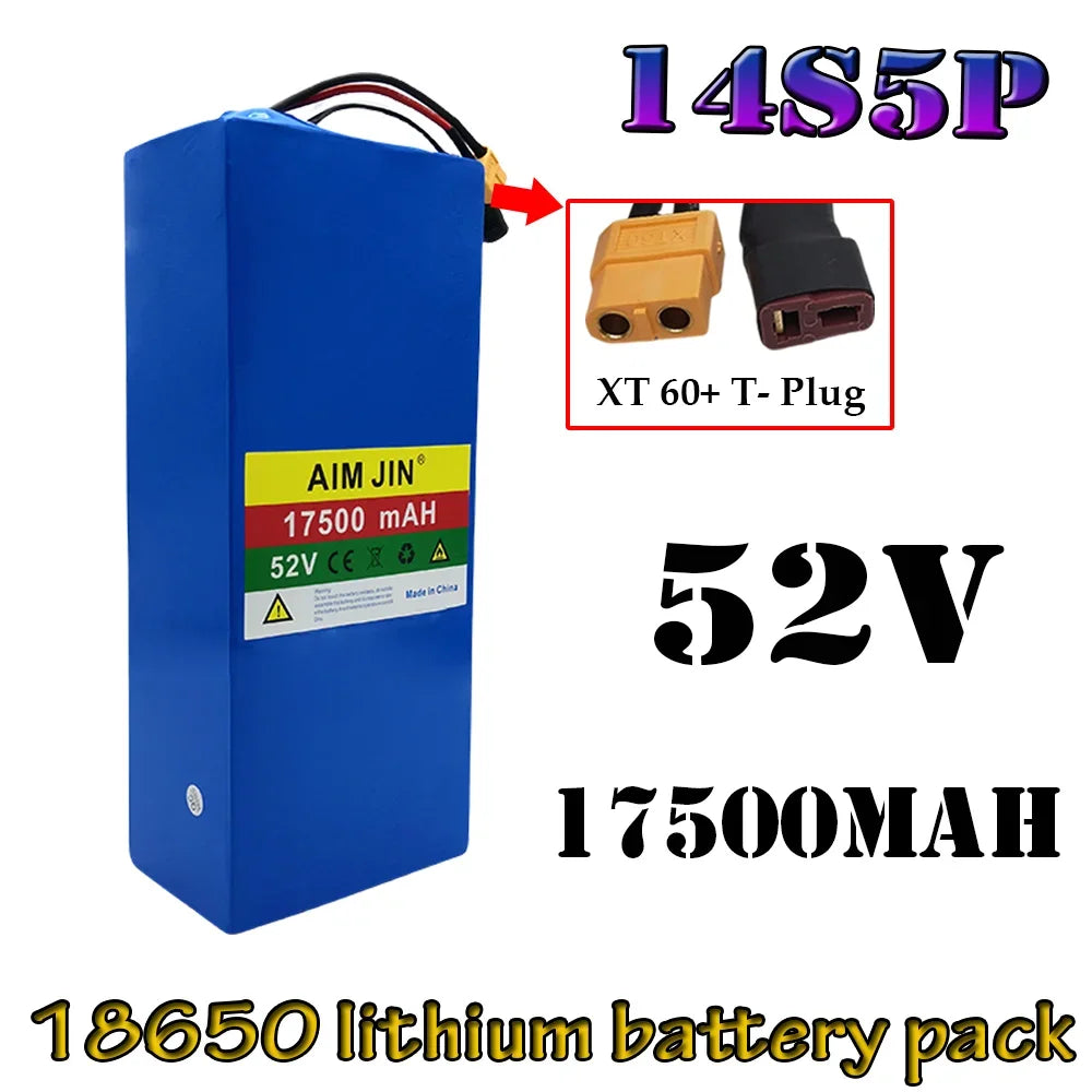 52V 17.5Ah High-Capacity Lithium-Ion Battery