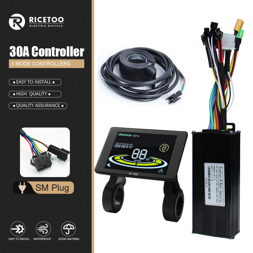 RICETOO 3-Mode Sine Wave E-Bike Controller