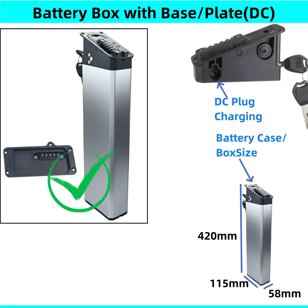 Belicore Foldable E-Bike Battery Box | DCH006 ALX009 Shell