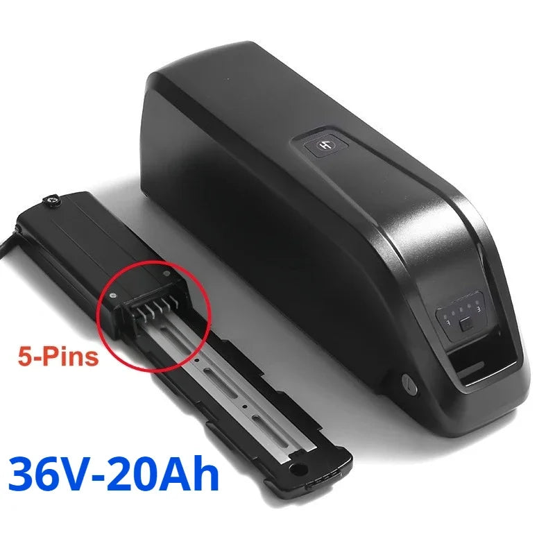 E-Bike Battery 36V 48V 52V | 4-Pin & 5-Pin Base