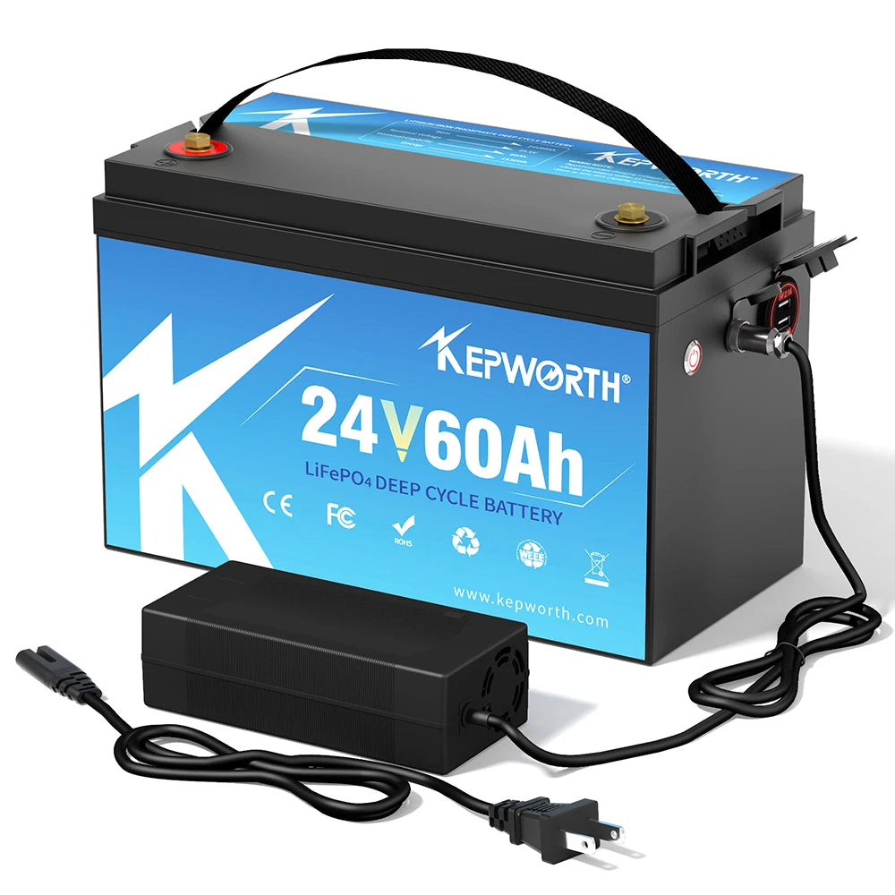 KEPWORTH LiFePO4 Battery 12V 24V 48V