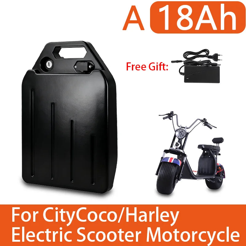 60V 12Ah–21Ah eBike Battery