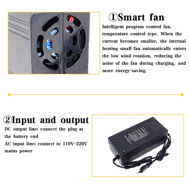 Pro-Series 54.6V 5A Smart Fast Charger