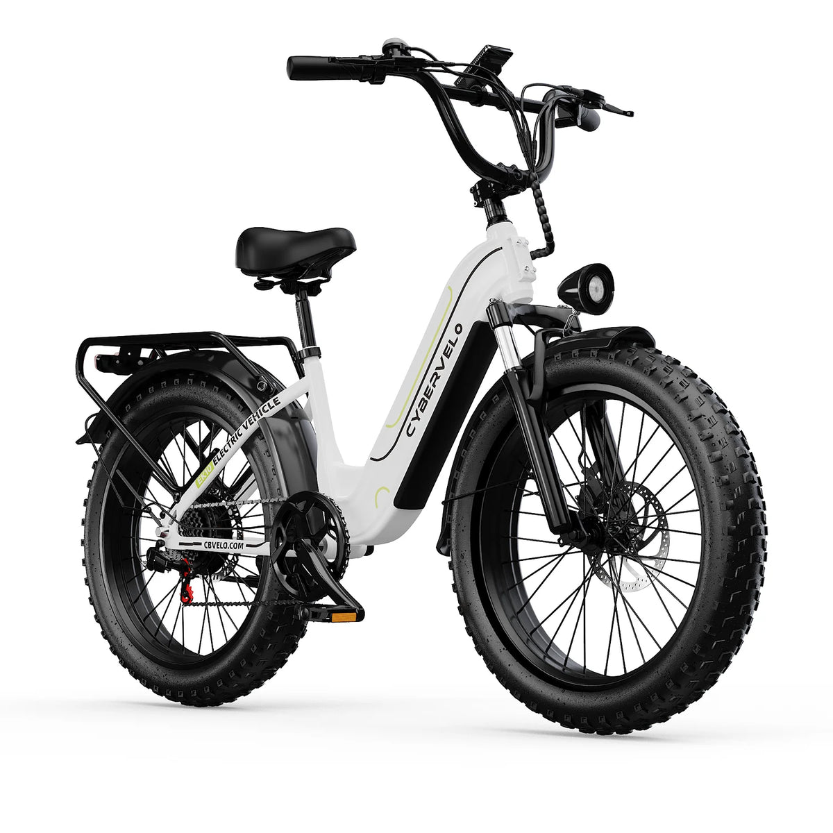 Cybervelo 26" Step-Thru Commuter, 1000W Peak 48V