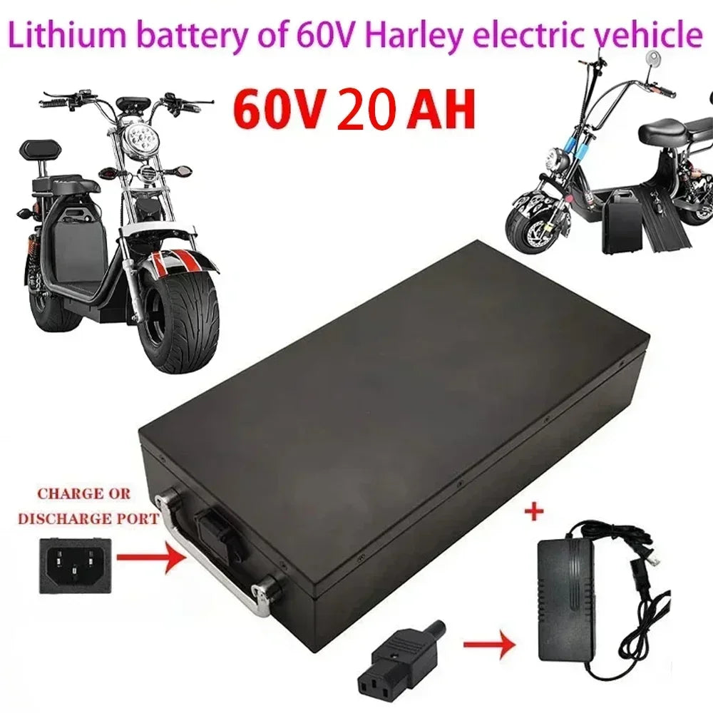 60V 20Ah–100Ah Lithium Battery