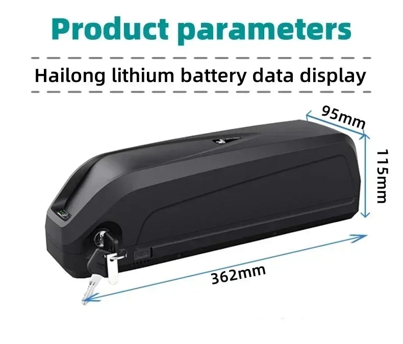 36V / 48V / 52V 20Ah 30Ah with Integrated BMS