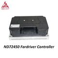 SIAECOSYS ND72450 Fardriver Controller electronic module, featuring a black plastic top casing and a silver aluminum heat sink base, shown on a white background with text overlay.