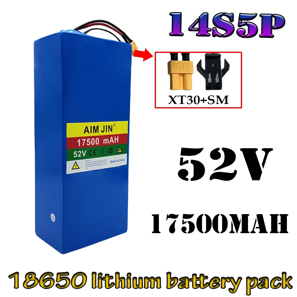 52V 17.5Ah High-Capacity Lithium-Ion Battery