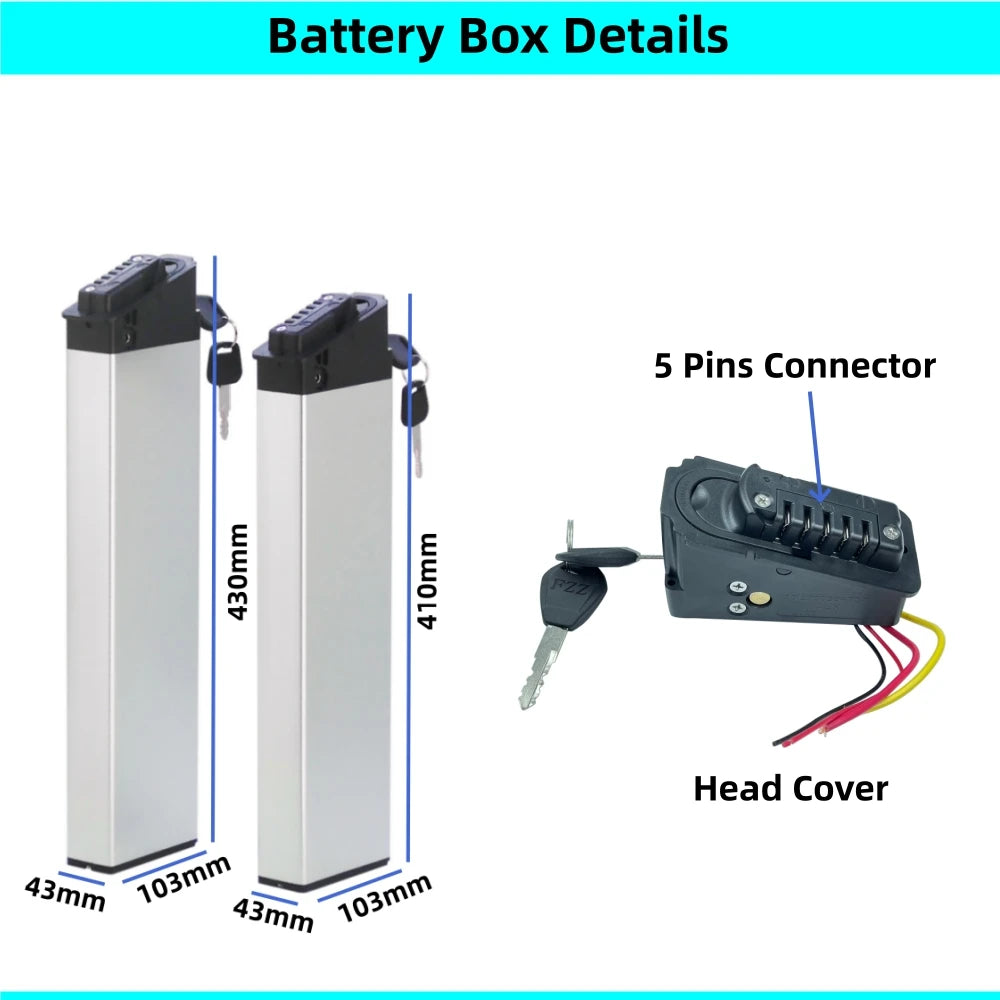 Belicore Foldable E-Bike Battery Box | DCH006 ALX009 Shell