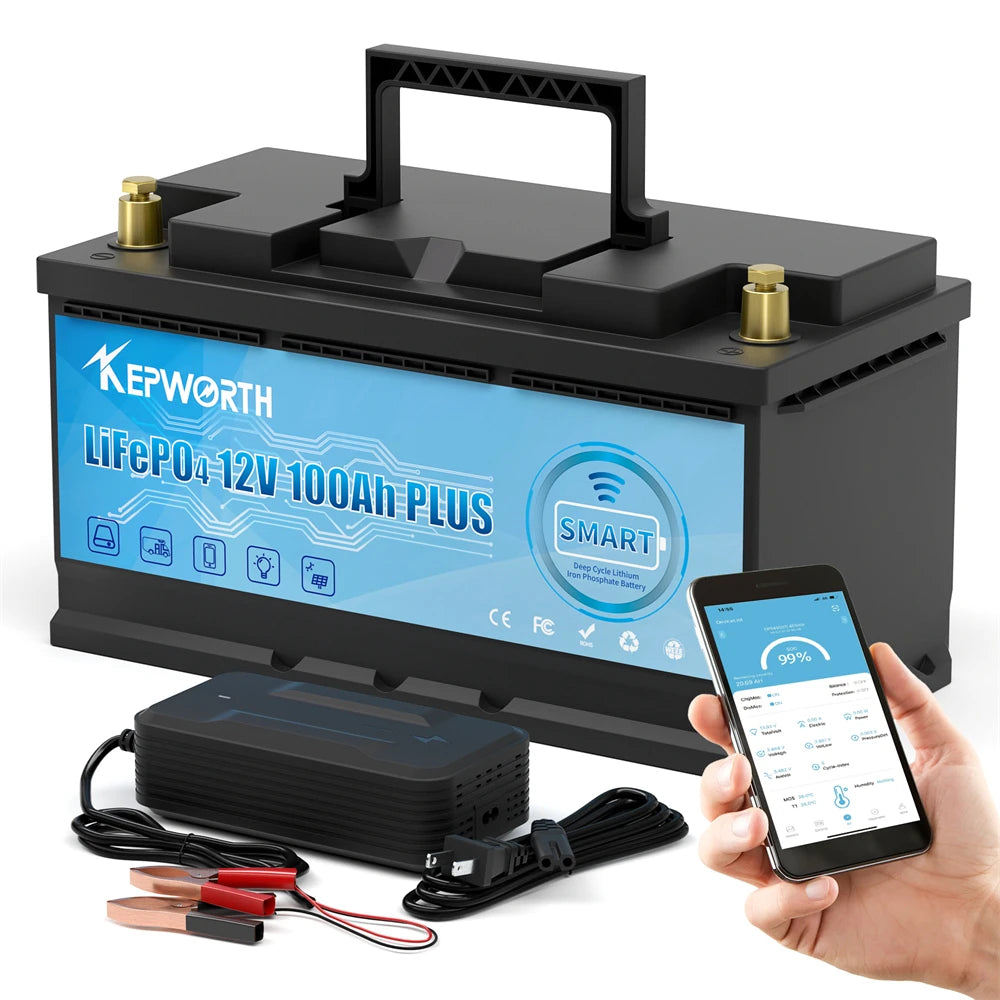 KEPWORTH LiFePO4 Battery 12V 24V 48V