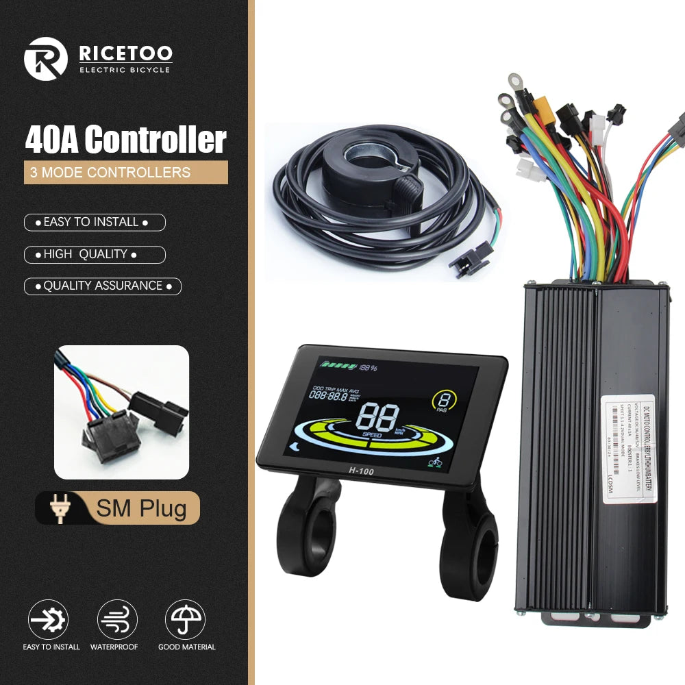 RICETOO 3-Mode Sine Wave E-Bike Controller