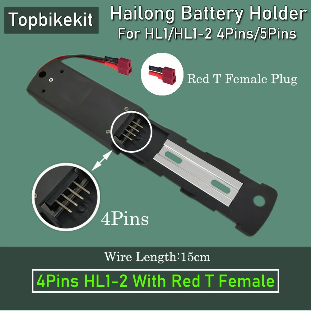 E-Bike Battery Mounting Base Plate | 4-Pin & 5-Pin Holders