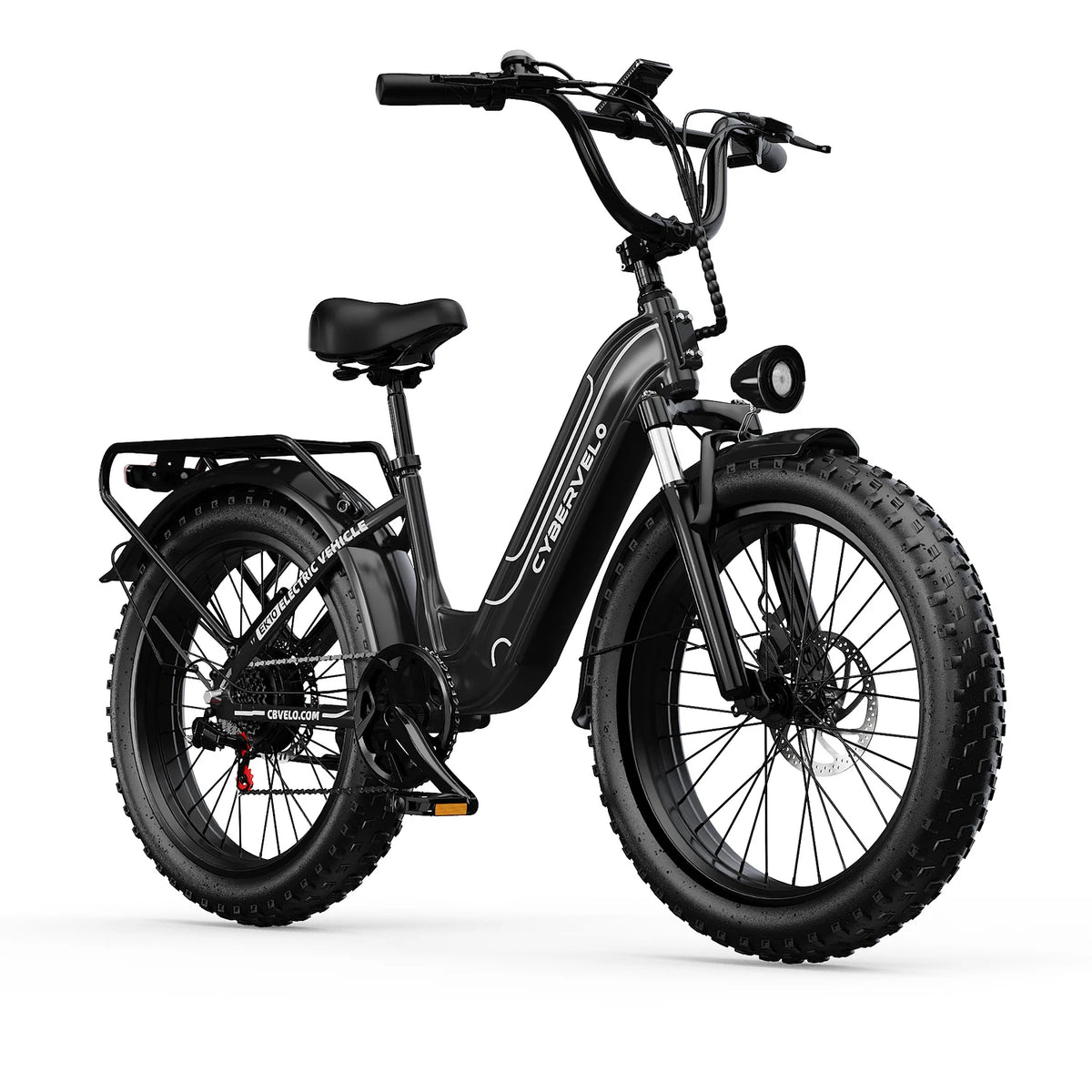 Cybervelo 26" Step-Thru Commuter, 1000W Peak 48V