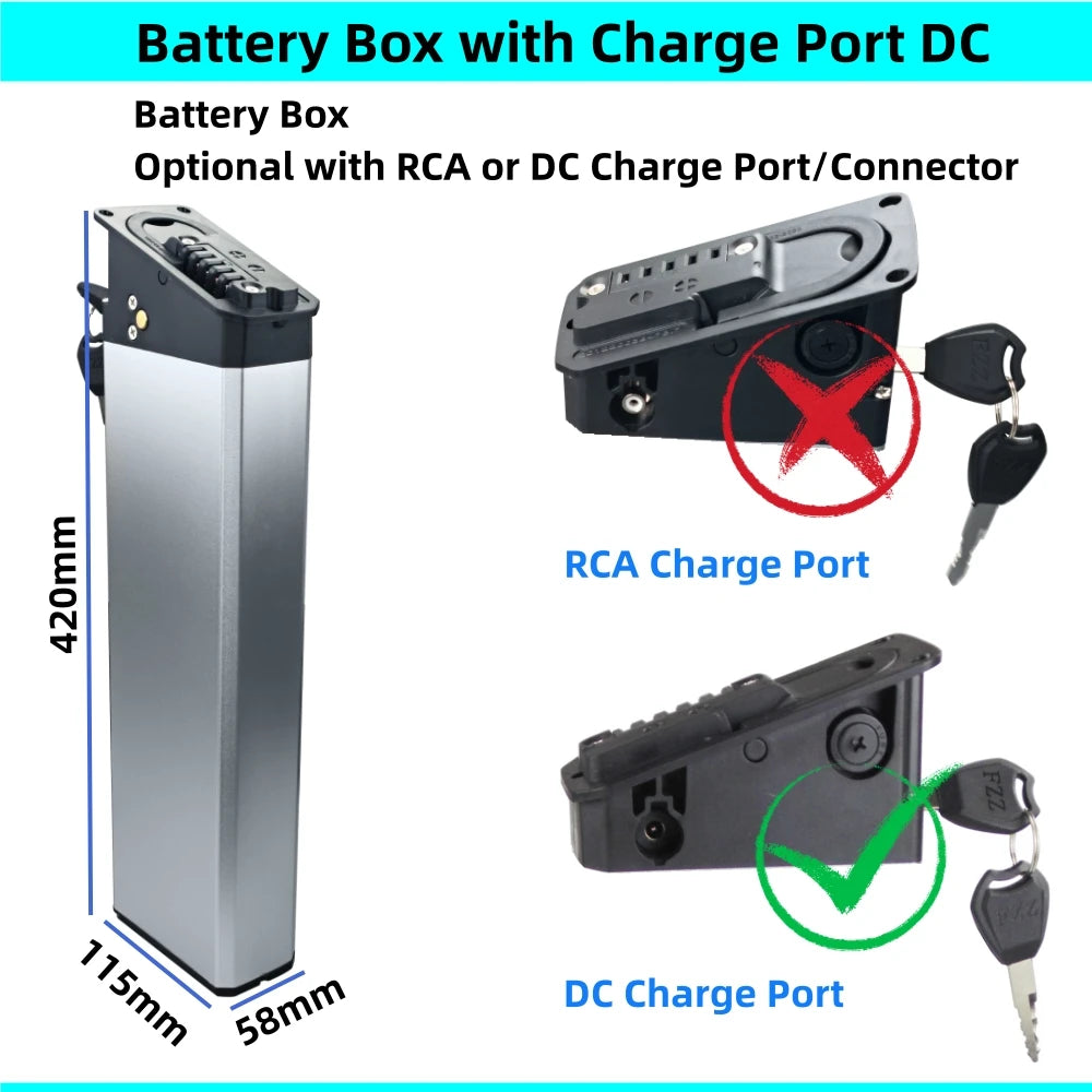 Belicore Foldable E-Bike Battery Box | DCH006 ALX009 Shell
