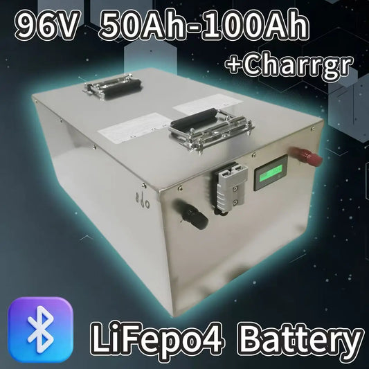 96V LiFePO4 Battery 50Ah–100Ah | ChargeMyEBike
