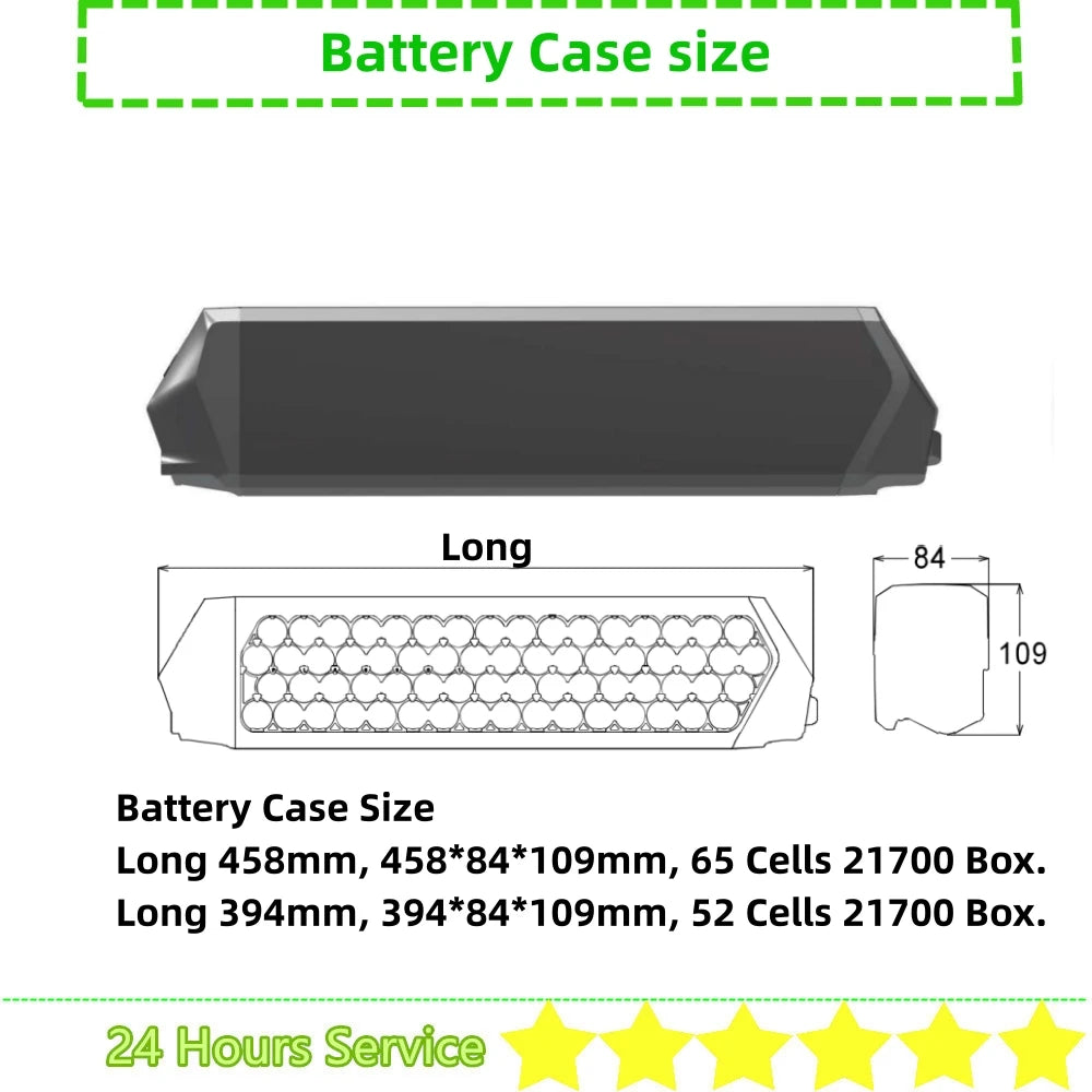 Battery Replacement Shell &amp; Upgrade Case (36V / 48V / 52V)