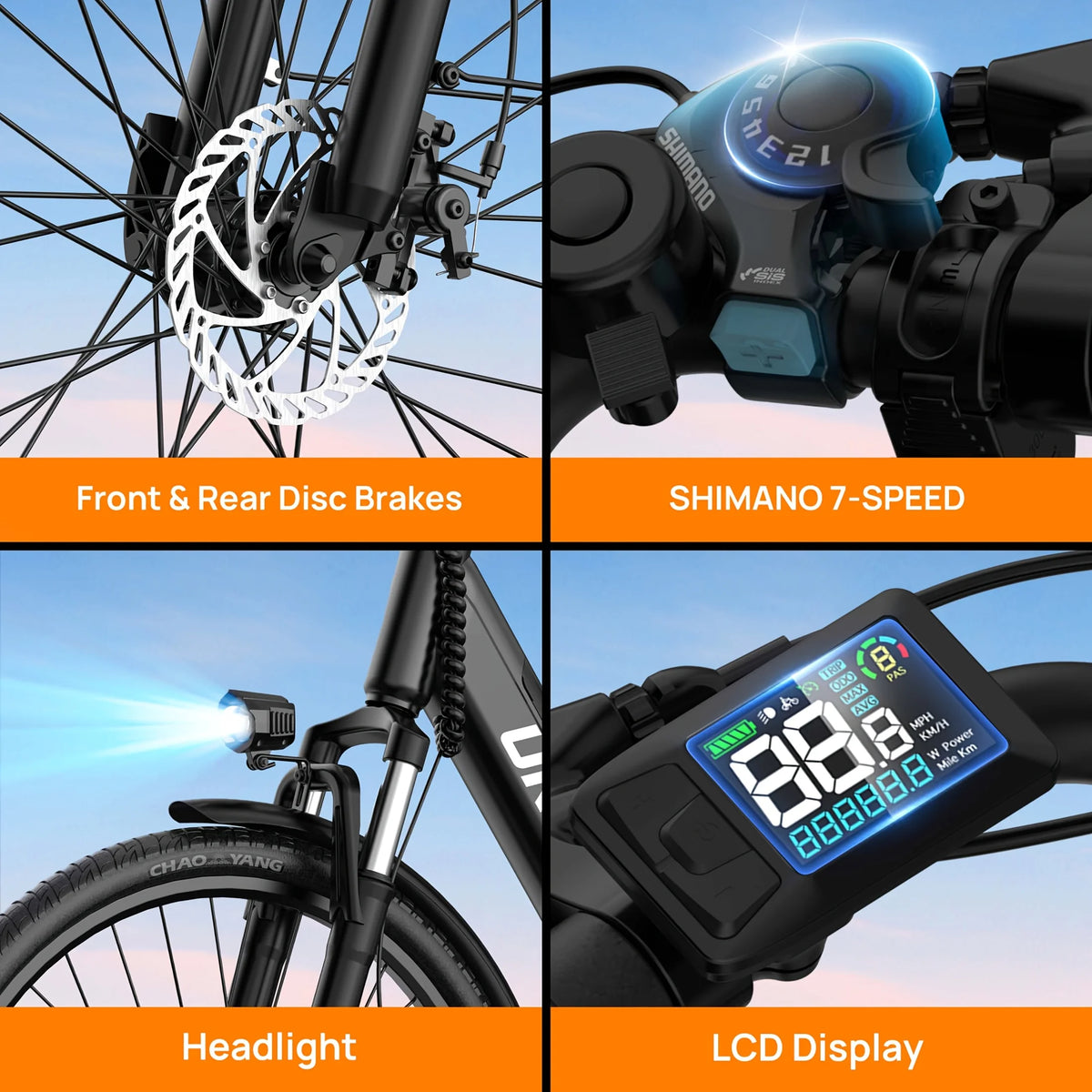 URLIFE E26 Adult Electric Bike | 48V 750W Peak Hydraulic Disc Brakes 🔥 BUY ONE, GET ONE FREE eBIKE DEAL 🔥
