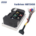 Electronic component with wiring and connectors on a white background, featuring the brand 'DUIN'.