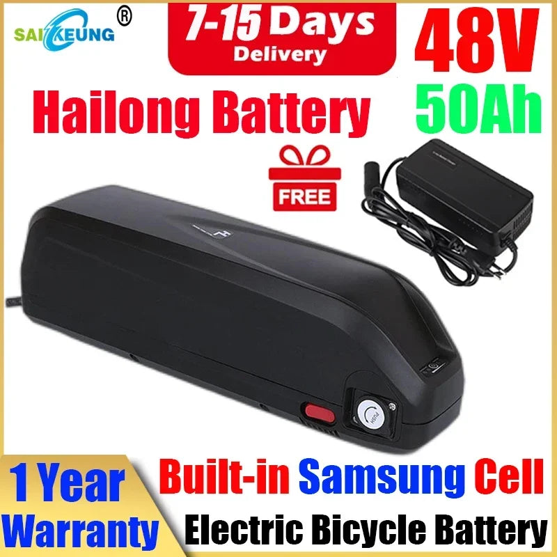 Samsung-Powered 48V High-Capacity E-Bike & Scooter Battery