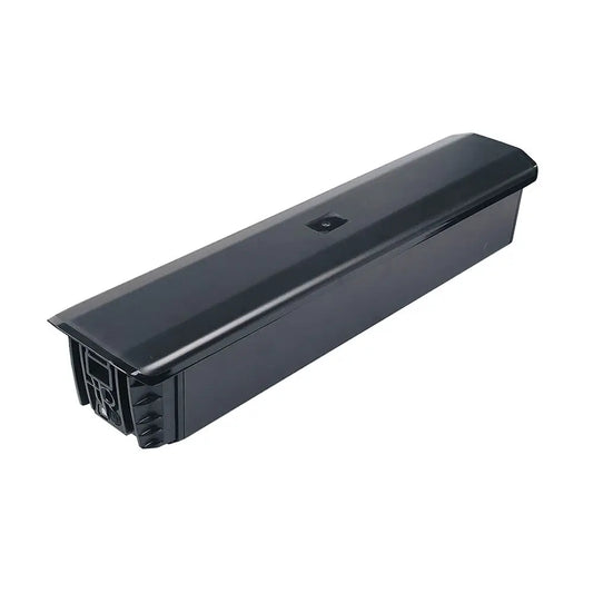 A long, rectangular black plastic device with a glossy finish, shown at an angle on a plain white background.