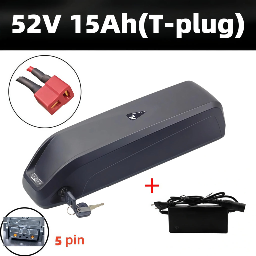 Multi-Voltage Lithium-Ion Battery Pack – 36V / 48V / 52V
