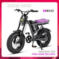 16" Full-Suspension Electric Light Motorcycle | 500W & 48V 15.6Ah