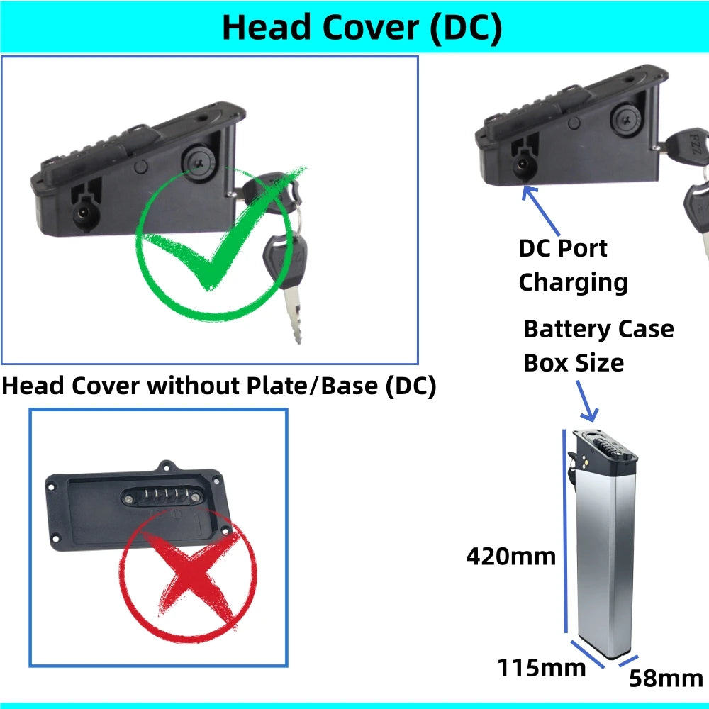 Belicore Foldable E-Bike Battery Box | DCH006 ALX009 Shell