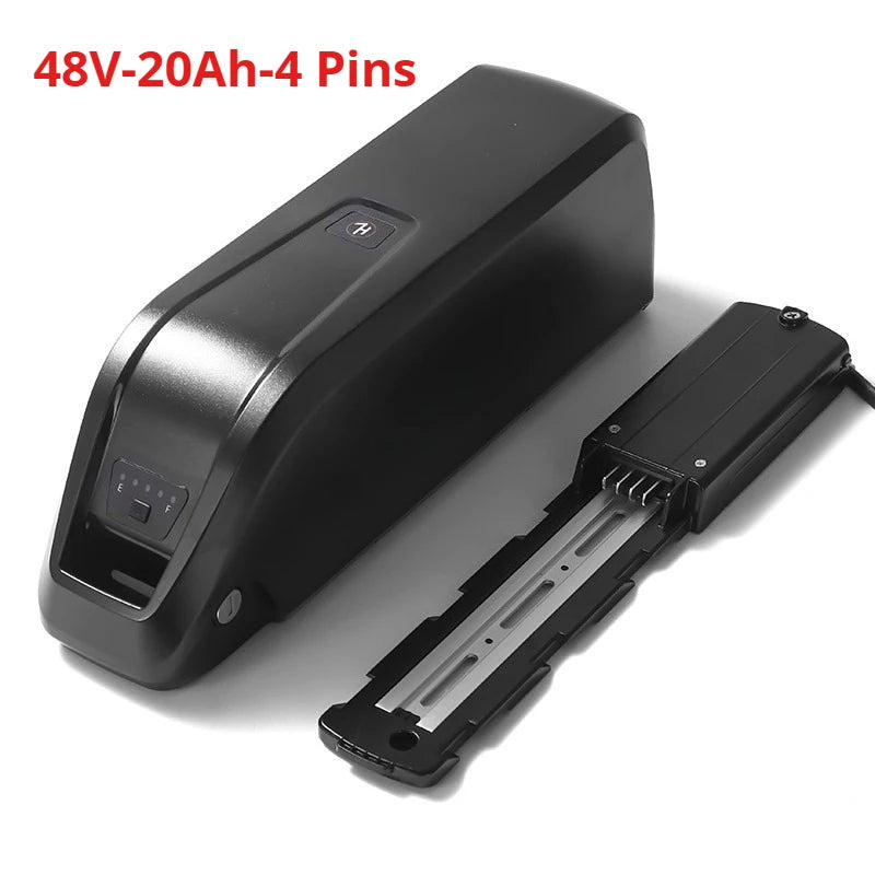 E-Bike Battery 36V 48V 52V | 4-Pin & 5-Pin Base