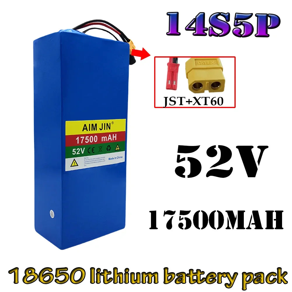 52V 17.5Ah High-Capacity Lithium-Ion Battery