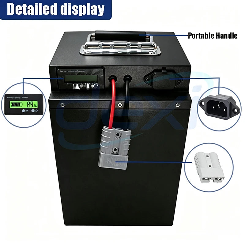 Lifepo4 Battery 72V 60V 48V 20Ah 30Ah 40Ah Lithium batteria with Smart BMS Bluetooth for TWO Wheelers Three Wheelers EV