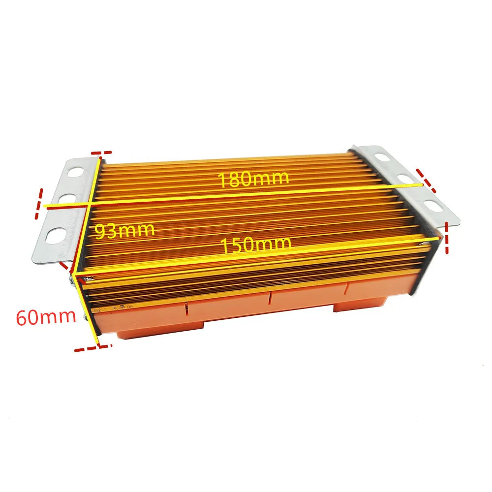 Rectangular metal component with dimensions labeled on a white background
