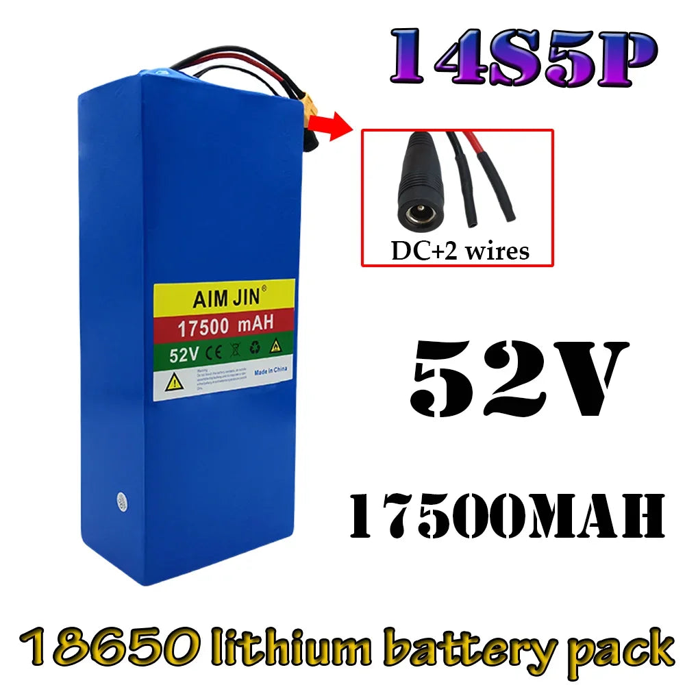 52V 17.5Ah High-Capacity Lithium-Ion Battery