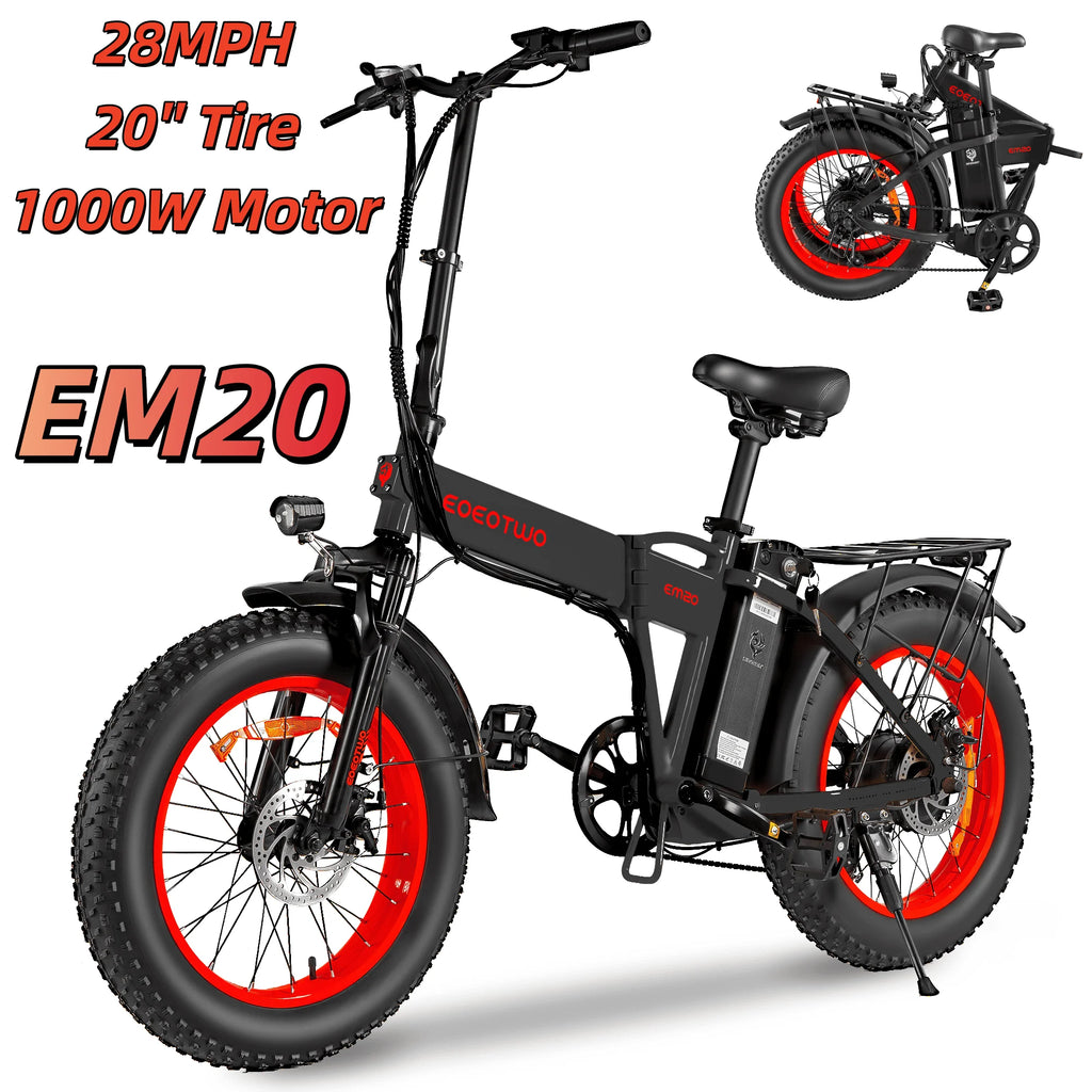 EOEOTWO 26" Fat Tire Electric Bike (Model E01