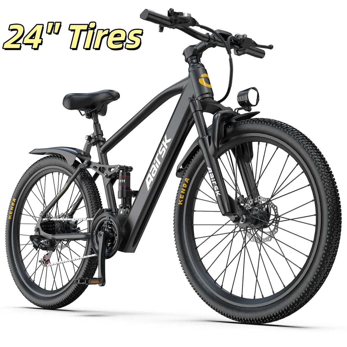 🔥 BUY ONE, GET ONE FREE eBIKE DEAL 🔥750W Peak Full-Suspension Electric Mountain Bike