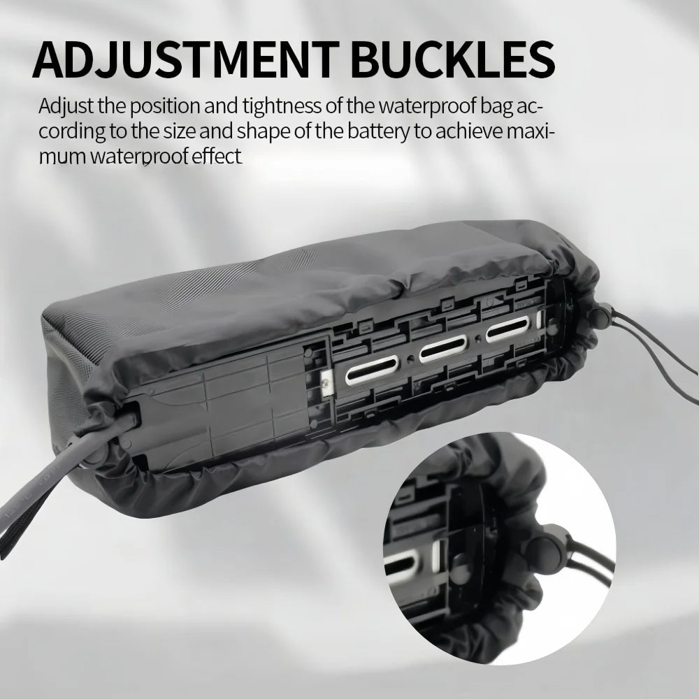 Aleaivy All-Weather Waterproof &amp; Dustproof E-Bike Battery Protective Cover