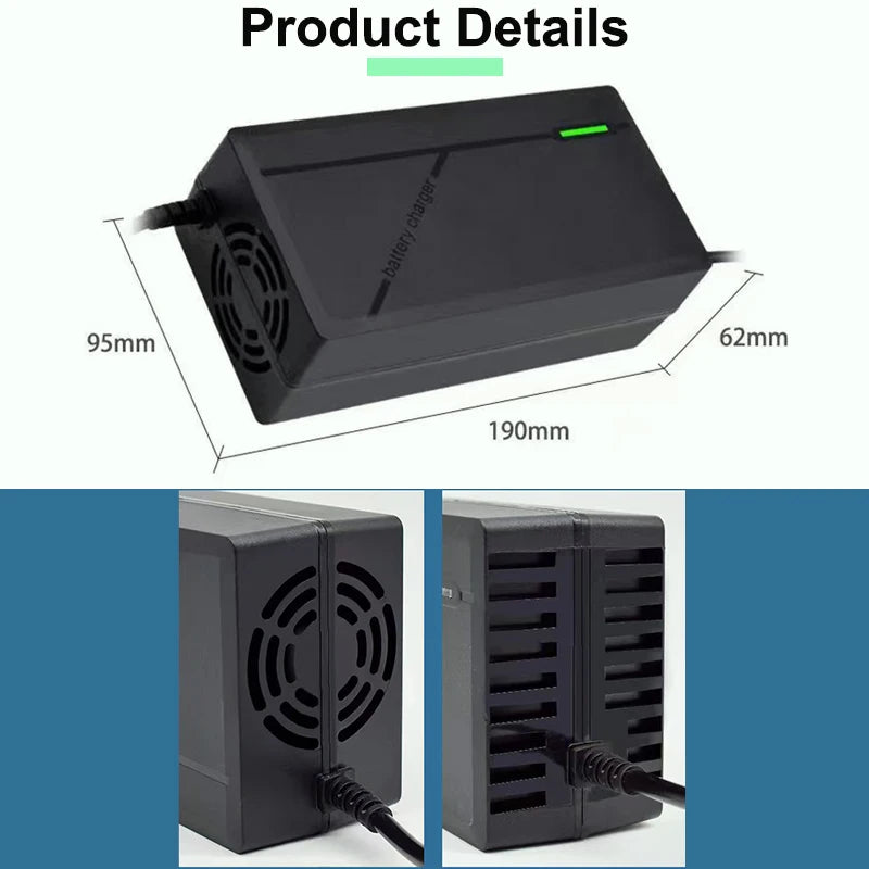 48V / 52V Intelligent Lithium-Ion Fast Charger Matrix