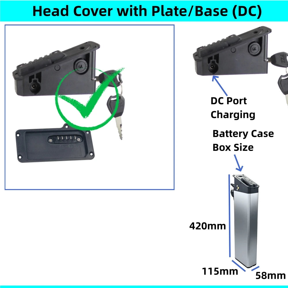 Belicore Foldable E-Bike Battery Box | DCH006 ALX009 Shell