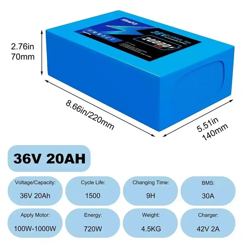 Cheterdoli 36V 48V Universal E-Bike Battery | UL Certified