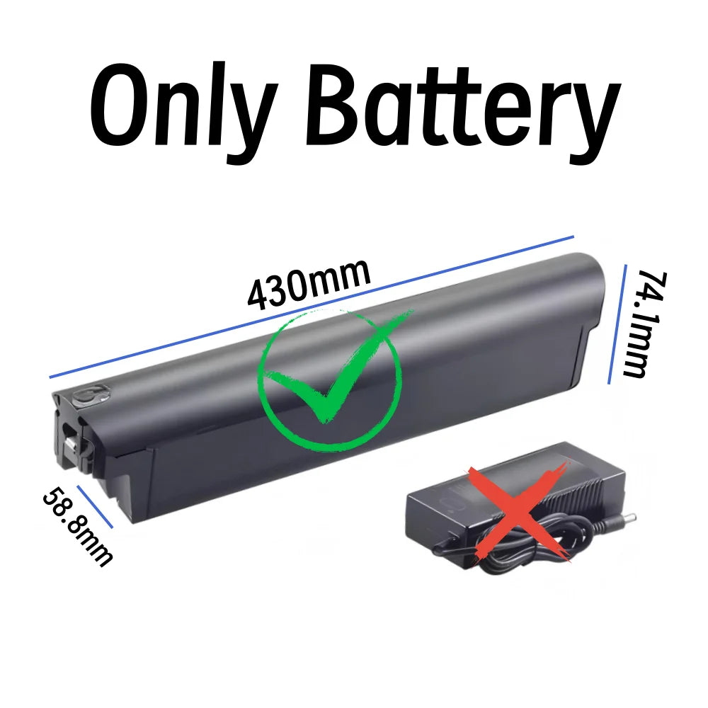 TRILUPO 36V 14Ah lithium ion replacement battery pack tailored for Huffy Vertis ebikes