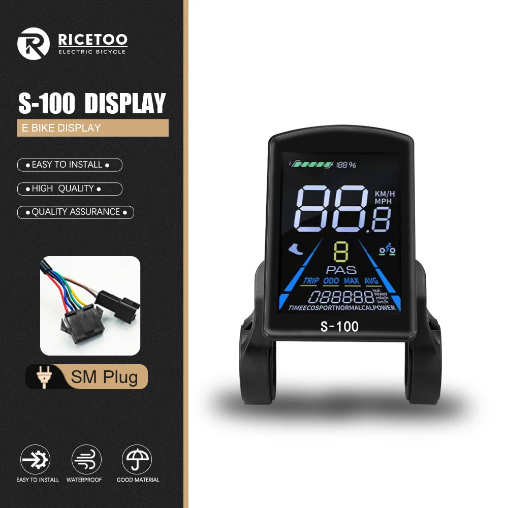RICETOO 3-Mode Sine Wave E-Bike Controller