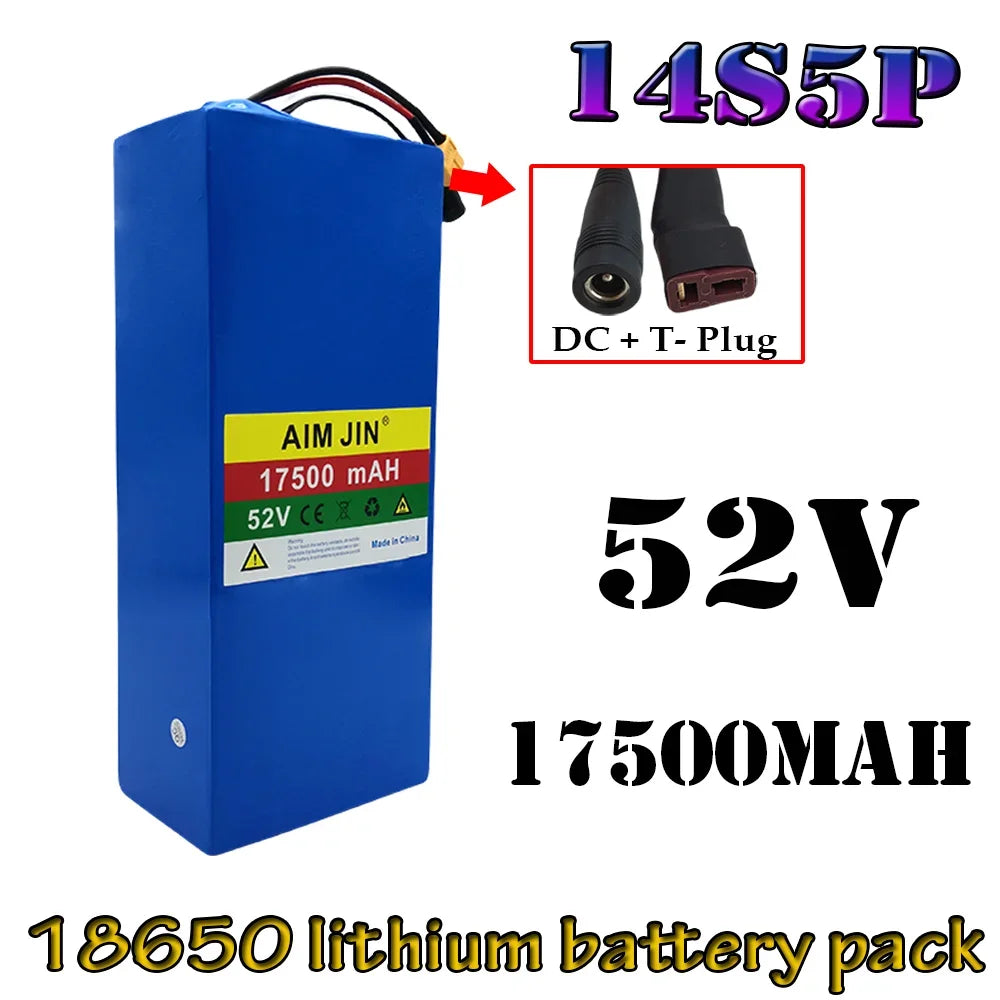 52V 17.5Ah High-Capacity Lithium-Ion Battery
