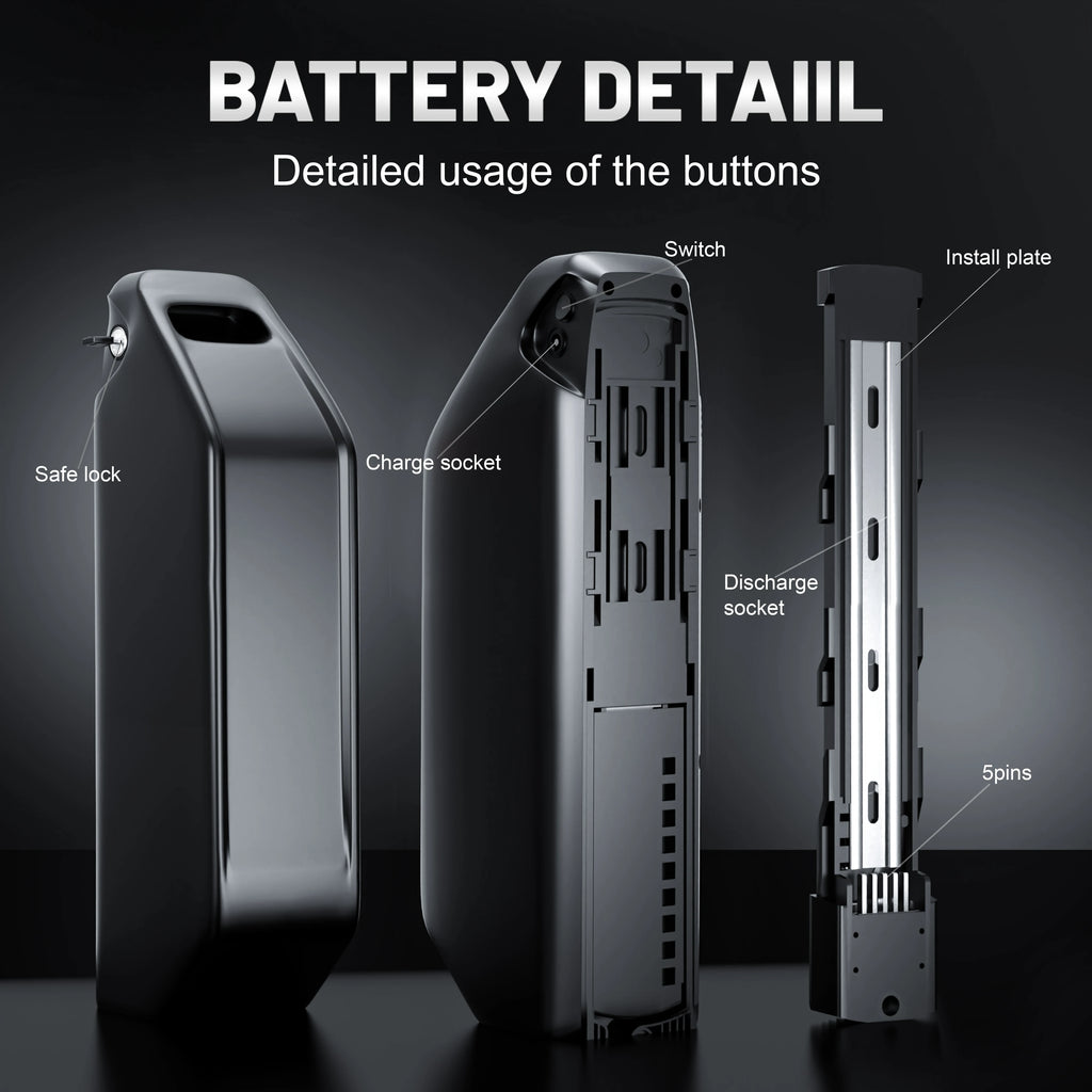 Detailed view of a battery with labeled parts on a dark background