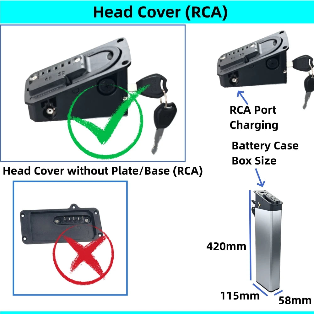 Belicore Foldable E-Bike Battery Box | DCH006 ALX009 Shell