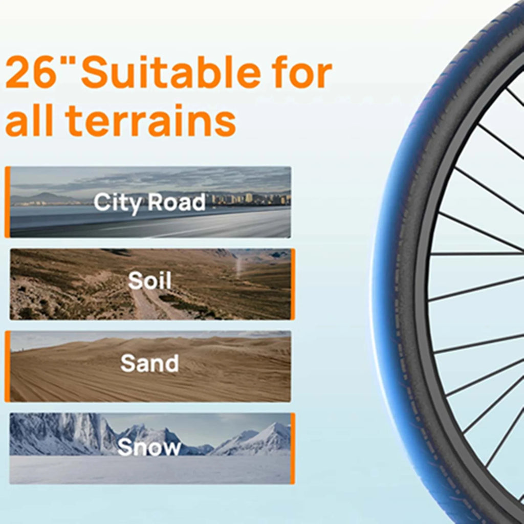 URLIFE E26 Adult Electric Bike | 48V 750W Peak Hydraulic Disc Brakes 🔥 BUY ONE, GET ONE FREE eBIKE DEAL 🔥